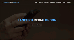 Desktop Screenshot of lancelotmedialondon.com